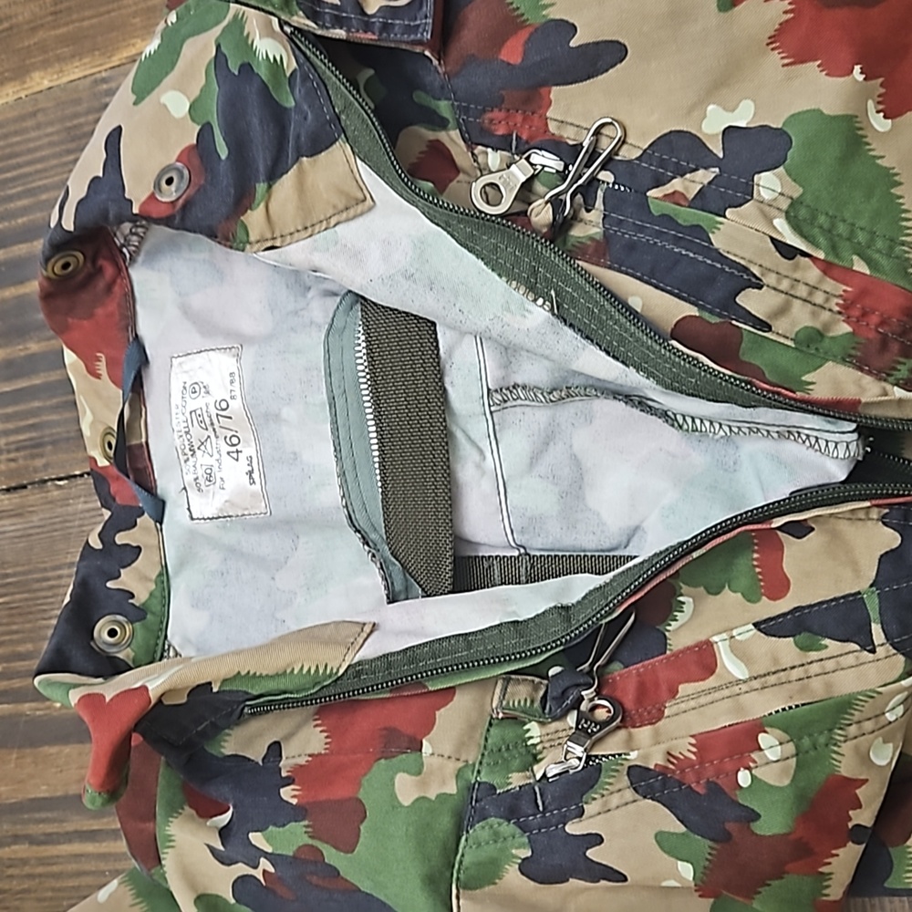 Swiss Military Tanker Camouflage Coverall Uniform